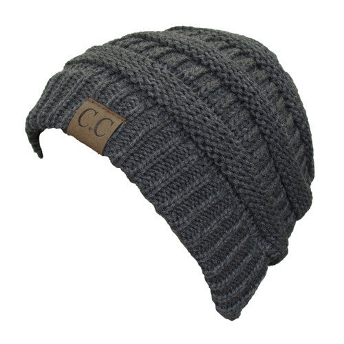 CC20A BEANIE DARK MELANGE GREY
