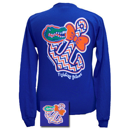 Florida Bowtie Anchor Royal Long sleeve