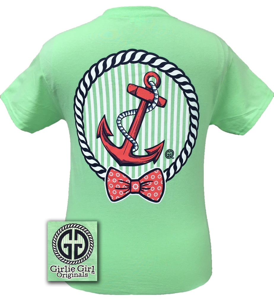 Coral Anchor-Mint (Short Sleeve)
