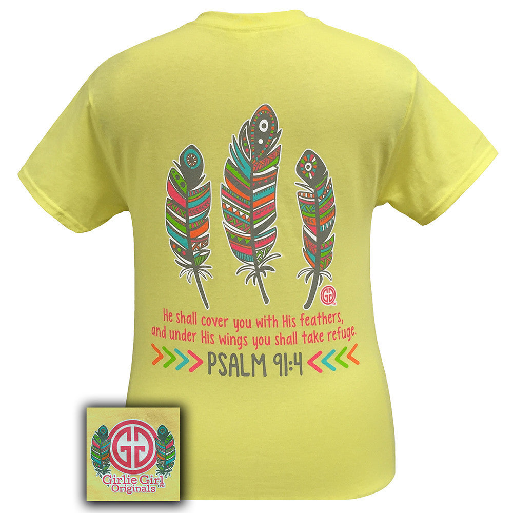 Feathers Short Sleeve Cornsilk