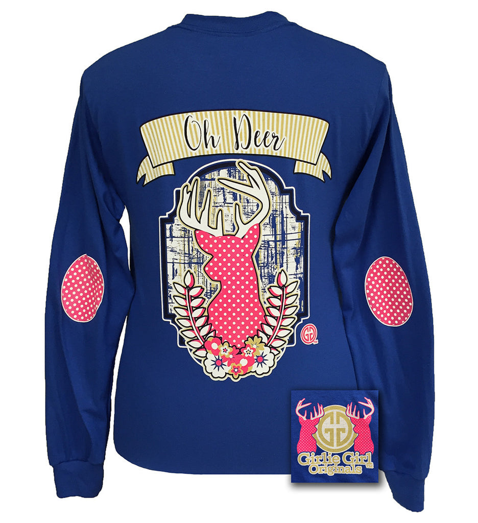 Oh Deer! Royal Long Sleeve