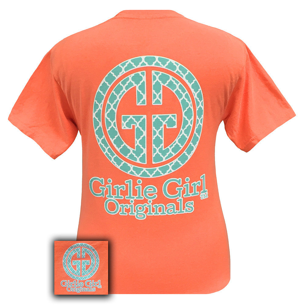 GGO Quatrefoil Logo Pigment Dyed Neon