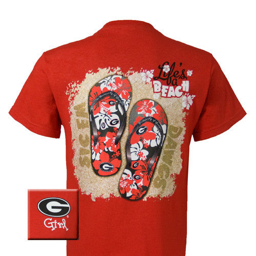 Georgia T-Shirt: GA Hibiscus (Short Sleeve)