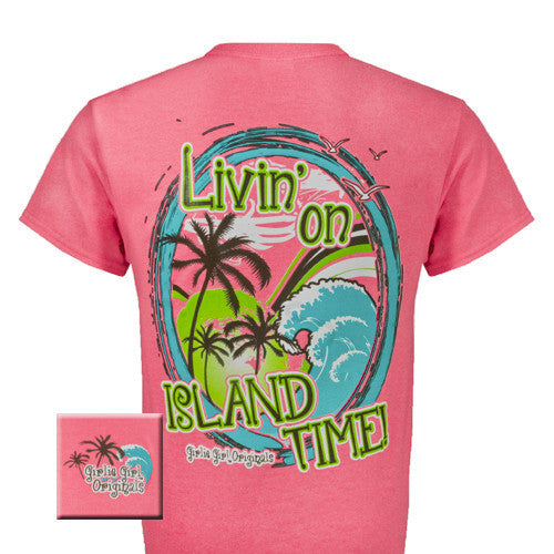 Island Time - Safety Pink (Short Sleeve)