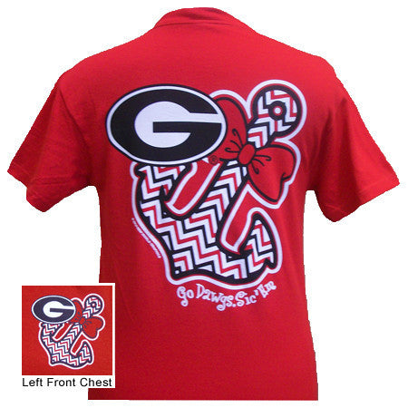 Georgia T-Shirt: GA Bowtie Anchor (Short Sleeve)