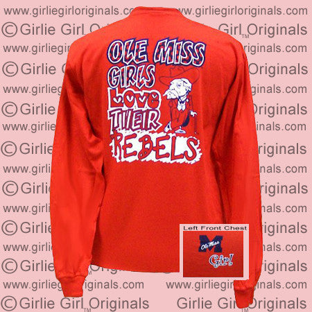 Ole Miss T-shirt: Ole Miss Girls (Long Sleeve)