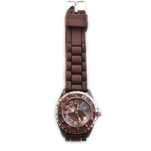 Jelly Watch Small Face Brown