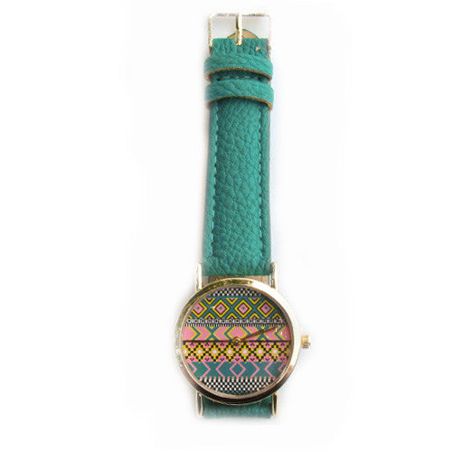 Aztec Watch Teal