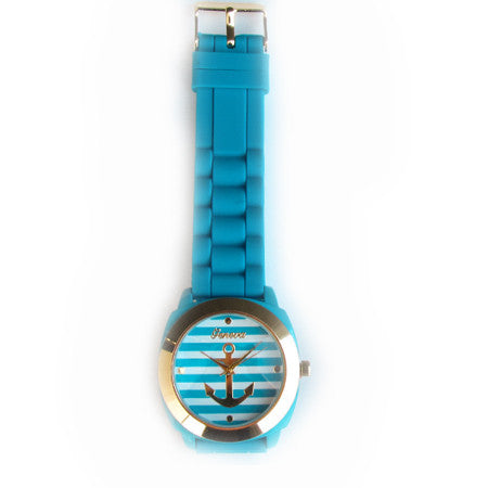 Anchor Jelly Watch Teal