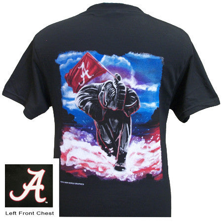 Alabama Oil - Black (short sleeve)