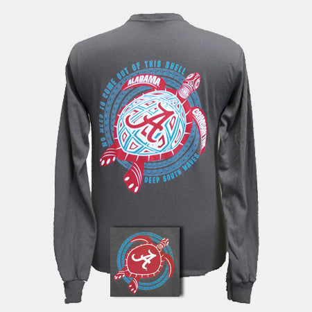 Alabama Turtle Longsleeve Charcoal