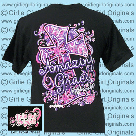 Amazing Grace - Black (Short Sleeve)