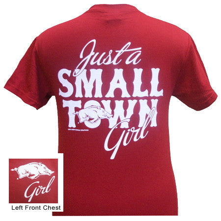 Arkansas Small Town Girl Cardinal Red