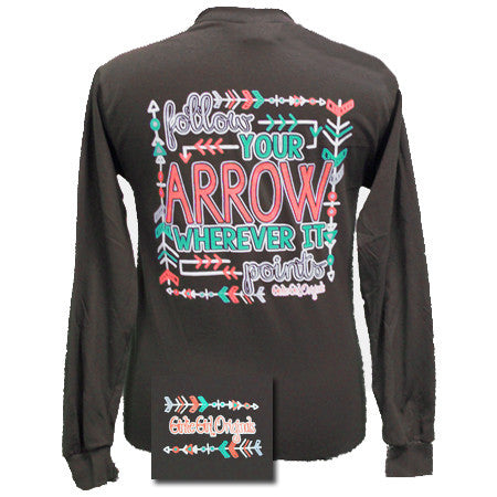 Follow Your Arrow Dark Chocolate long sleeve