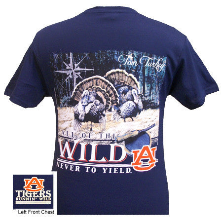 Auburn Turkey - Navy (short sleeve)