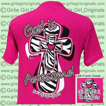 Awesome - Hot Pink  (Short Sleeve)