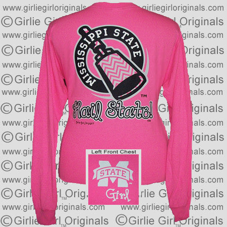 MSU T-Shirt: Bell Logo Chevron (Long Sleeve)