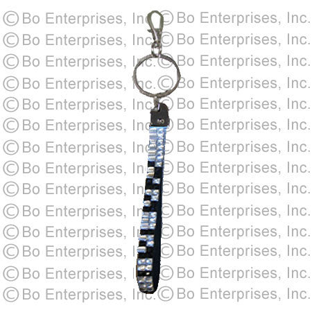 Key chain- Black/Clear