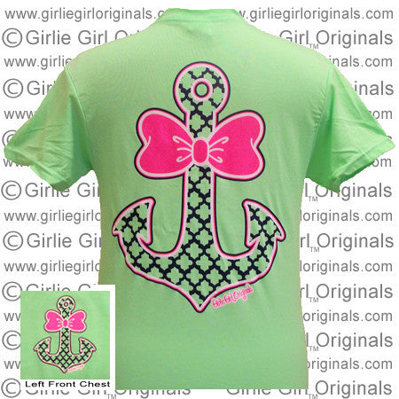 Bowtie Anchor # 3 Delta Neon Green (Short Sleeve)