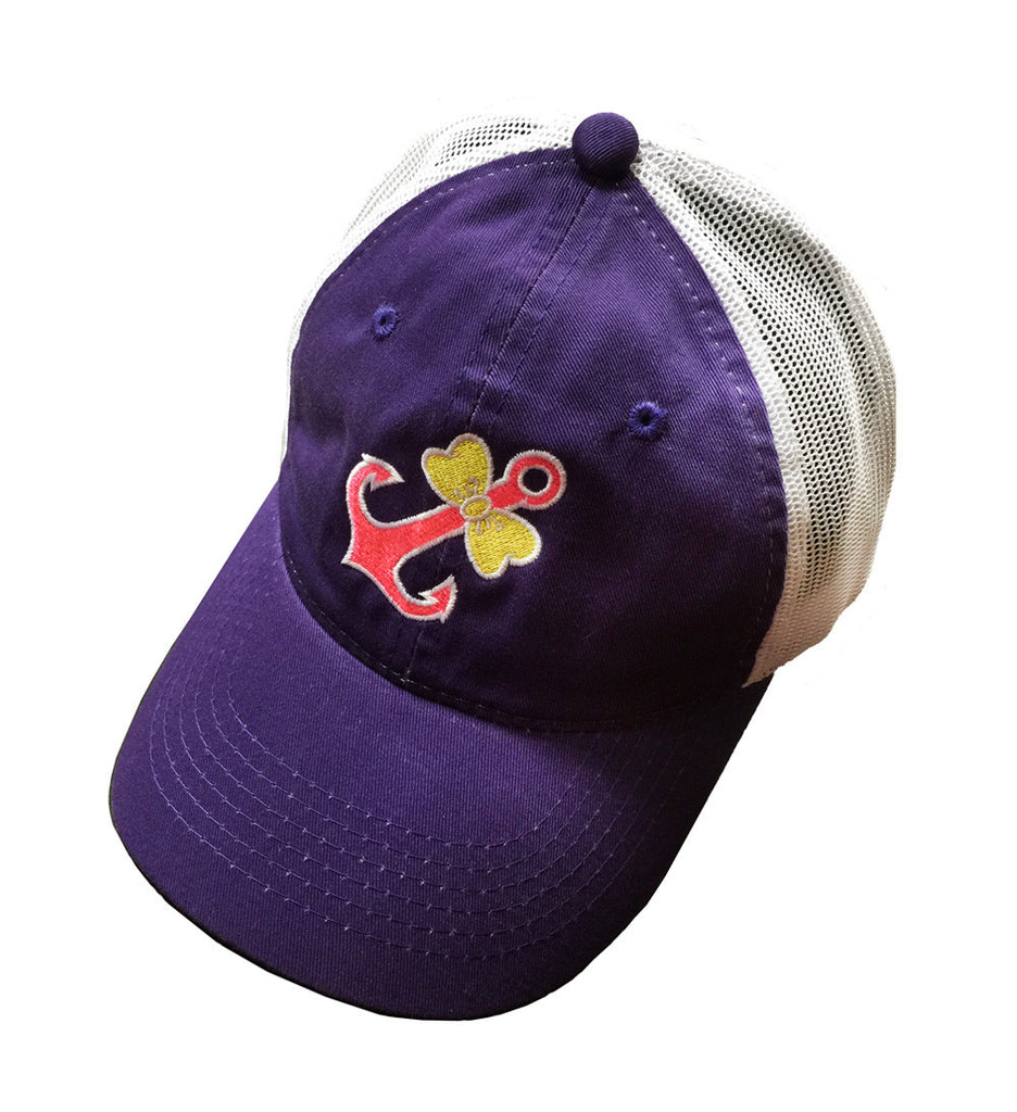 CAP-PURPLE BOWTIE ANCHOR