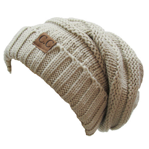 CC-100 SLOUCHY BEANIE BEIGE