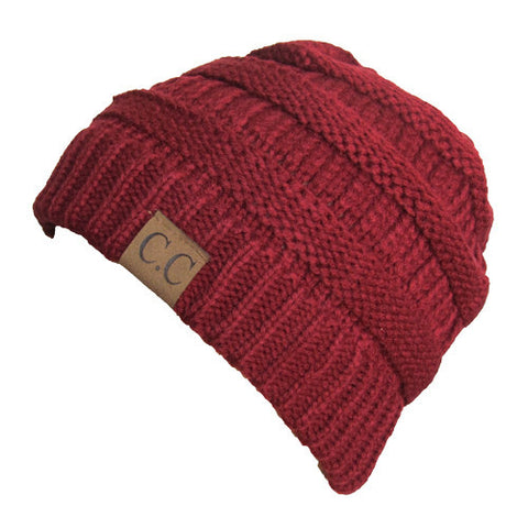 CC20A BEANIE BURGUNDY