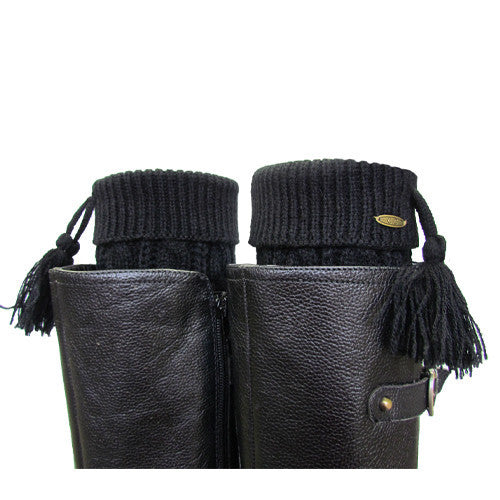 CC - Leg35 - Boot Cuffs - Black