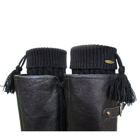 CC - Leg35 - Boot Cuffs - Black