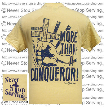 Conqueror! - Romans 8:37 (Short Sleeve)