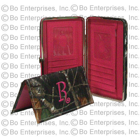 Camo Design Wallet with Checkbook Holder