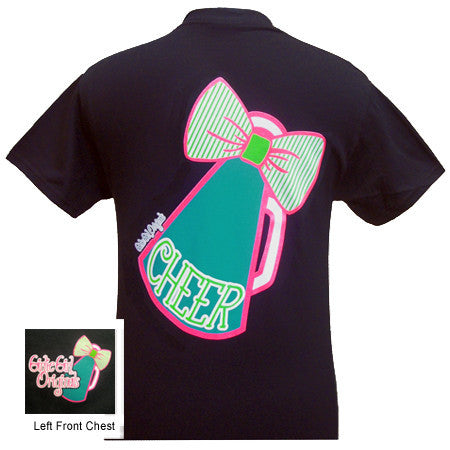 Cheer Bowtie Megaphone Black