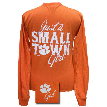 Clemson Small Town Girl Orange