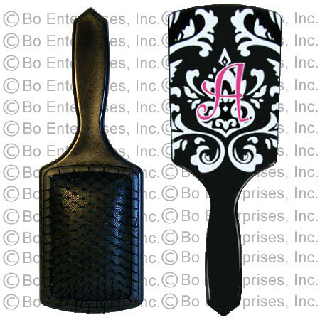 Damask Paddle Hair Brush