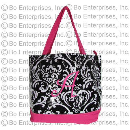 Damask Design Tote Bag