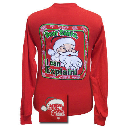 Dear Santa Red Long sleeve