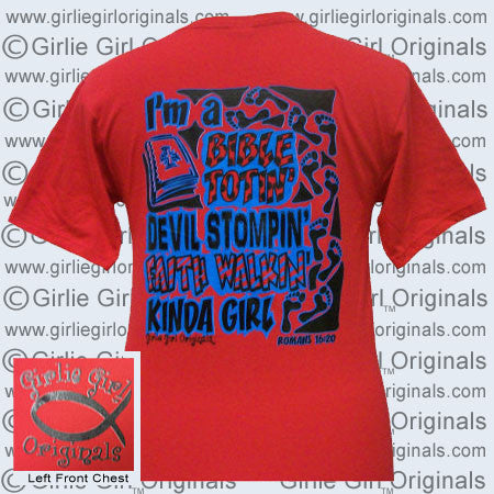 Devil Stompin - Red (Short Sleeve)