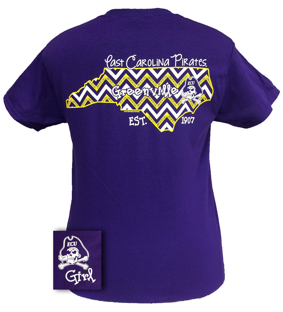 ECU STATE CHEVRON PURPLE