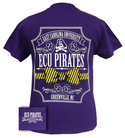 ECU PATTERN BOWTIE PURPLE