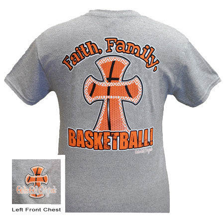 Faith Family Basketball -Sport Grey (short sleeve)