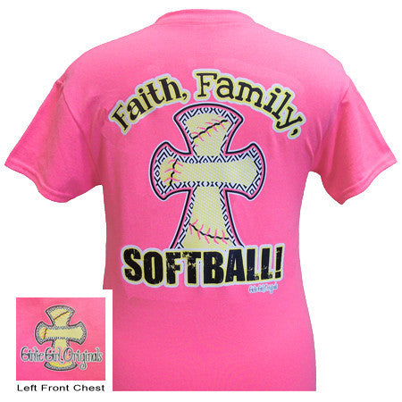 Faith Family and Softball Safety Pink