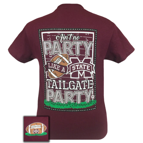 MSU Tailgate Maroon Short Sleeve