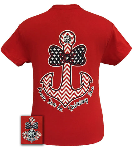 America Bowtie Anchor Red