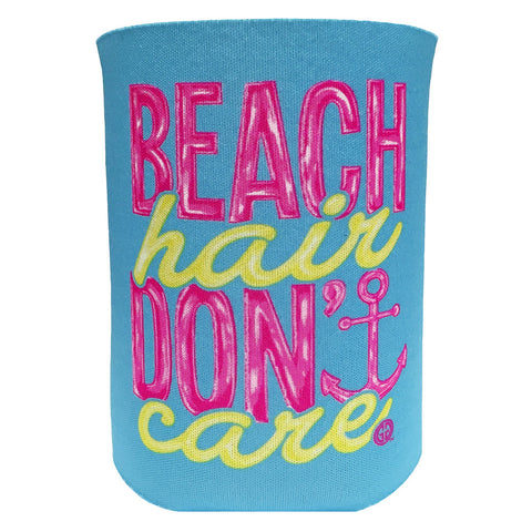 KZ Beach Hair #2 Blue Koozie