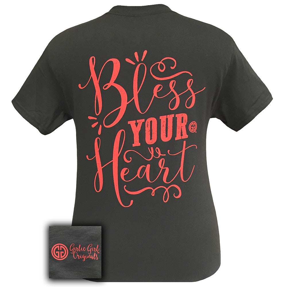 Bless Your Heart Charcoal Short Sleeve