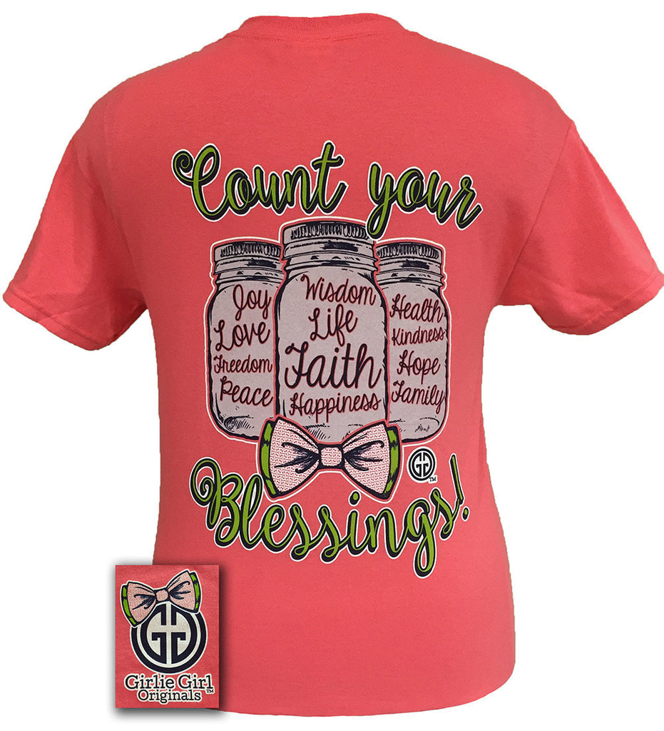 Count Your Blessings Coral Silk