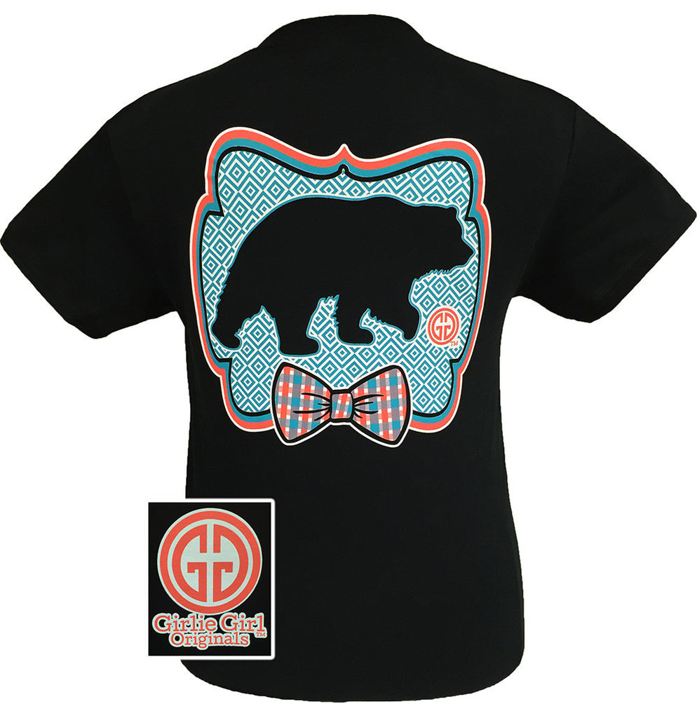 GGO - Bowtie Black Bear - Black short sleeve