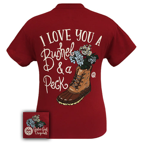 Bushel and a Peck Short Sleeve Cardinal Red