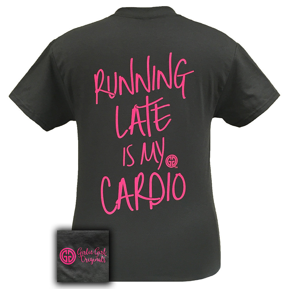 Running Late is My Cardio Charcoal Short Sleeve