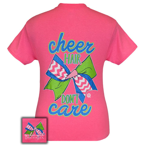 Cheer Hair Safety Pink Short Sleeve