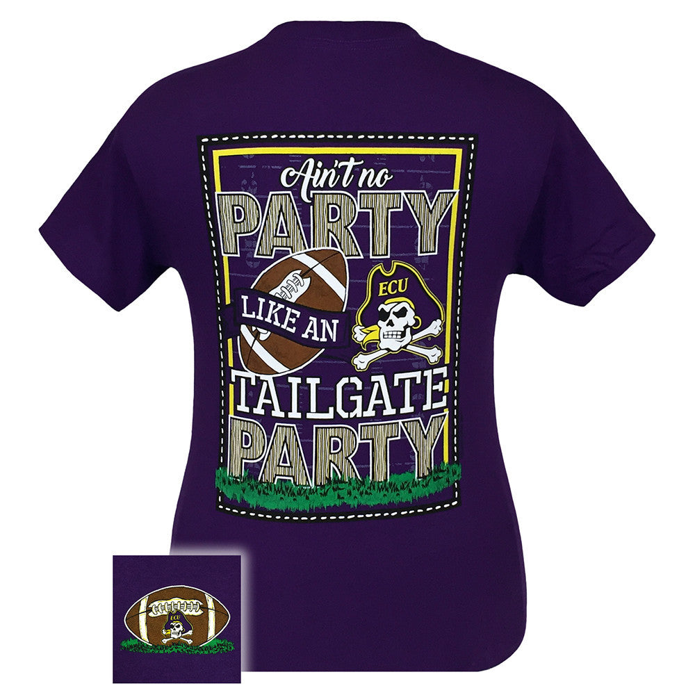 East Carolina Tailgate Purple Short Sleeve